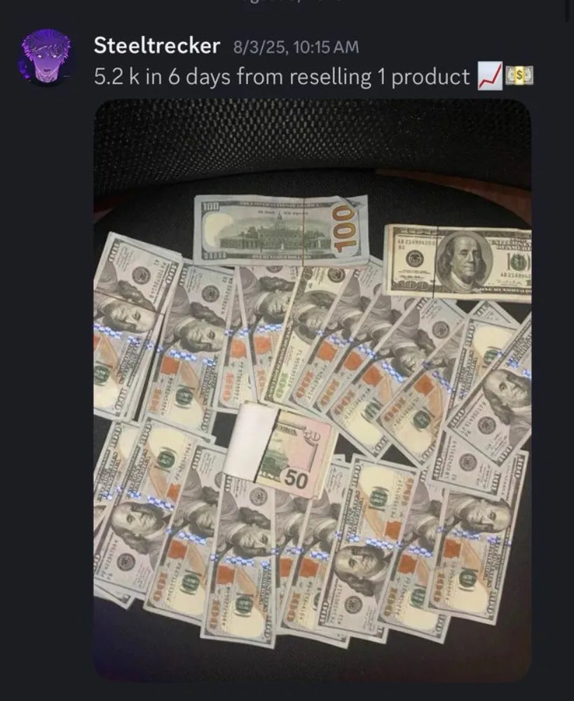 Customer post: six-day payout